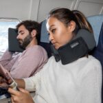 Versatile 3-in-1 memory foam travel pillow configurations for neck support, double pillow, and topper.