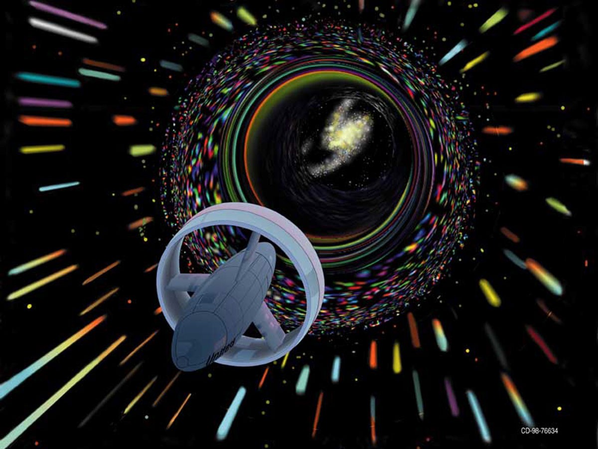 wormhole nasa illustration