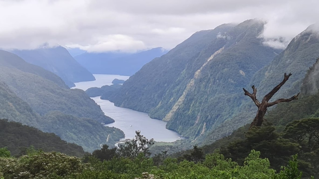 Majestic New Zealand mountains and rivers under a clear sky