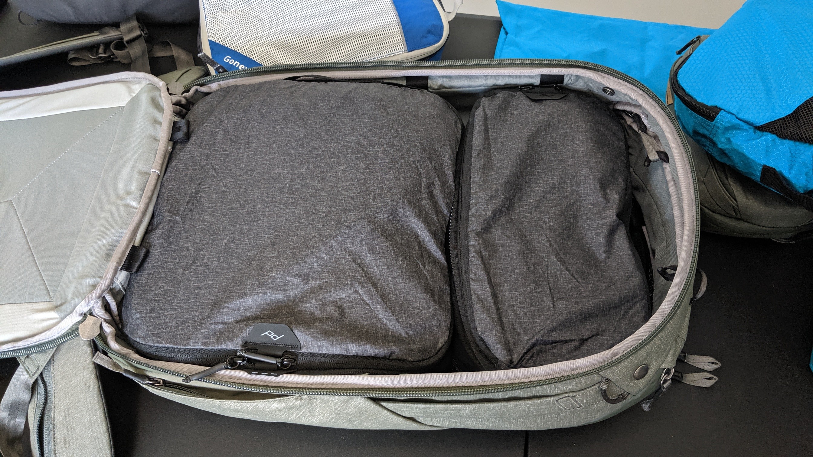 Peak Design Medium and Small Packing Cubes