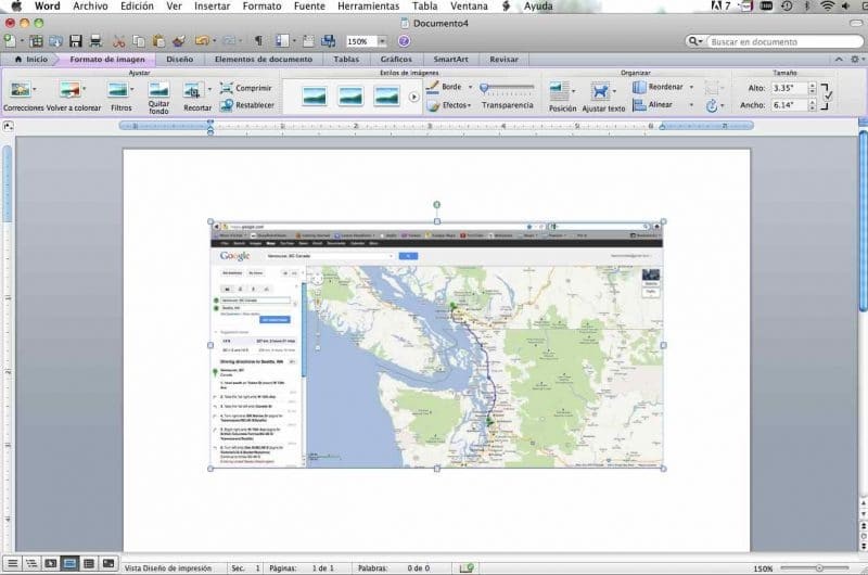 Insert Google Map Screenshot into Word Document - Kid World Citizen