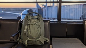 Osprey Sojourn Porter 46L travel backpack, best overall travel backpack for comfortable and organized travel