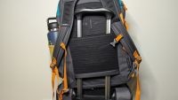 Water resistance test on the Osprey Daylite Carry-On 35 travel backpack