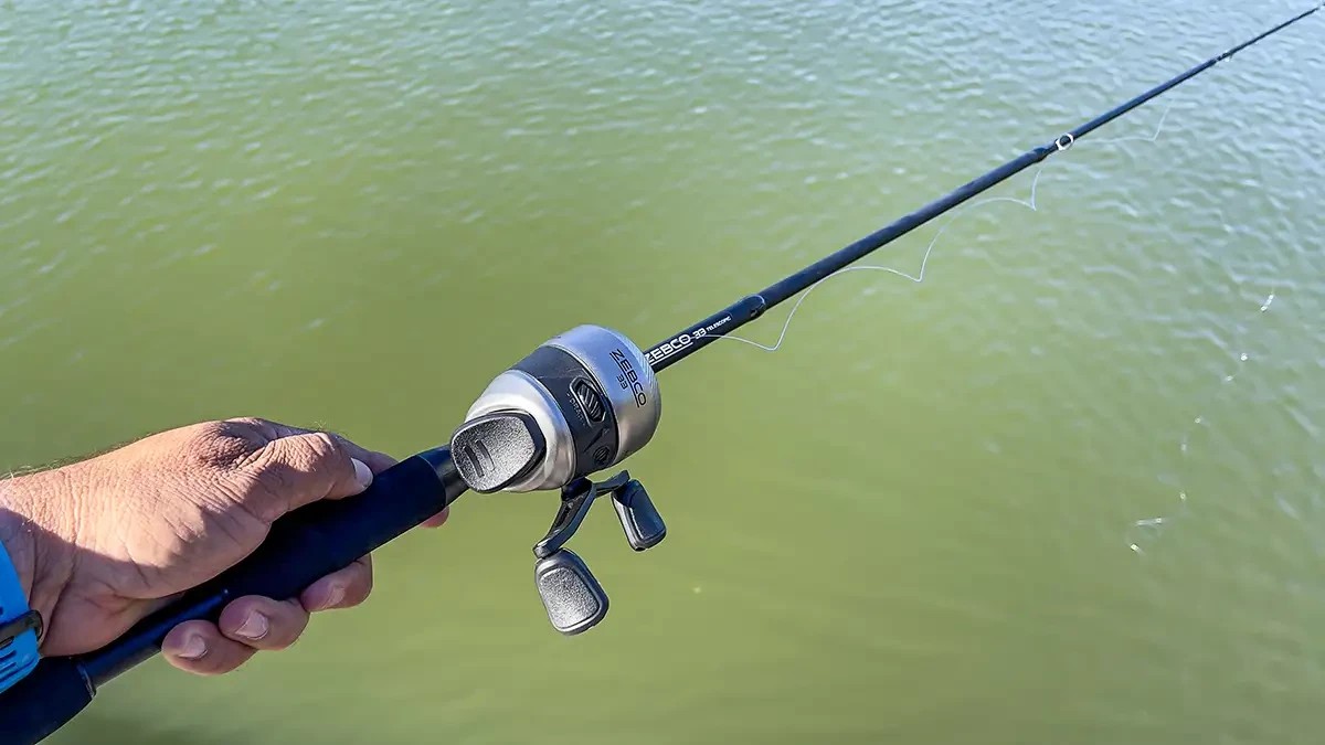 Zebco 33 Spincast Telescopic Combo for Travel Fishing