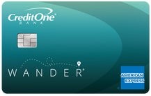 Credit One Bank® Wander® American Express® with Dining, Gas &amp; Travel Rewards