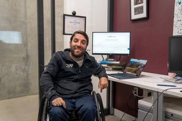 Alvaro Silberstein, the CEO and co-founder of Wheel the World, a disabled travel agency