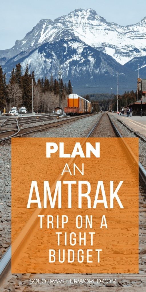 Amtrak train image for Pinterest saving