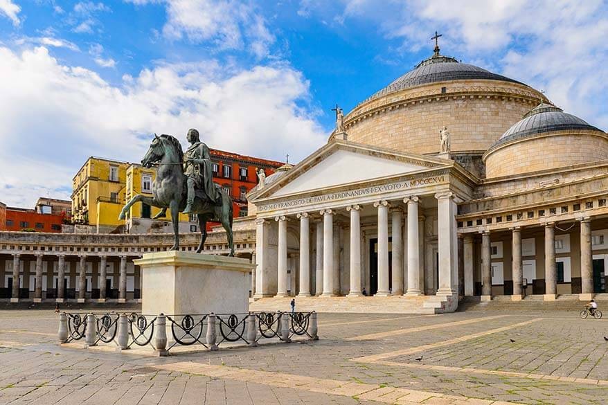 Basilica of San Francesco di Paola in Piazza del Plebiscito, Naples, Italy