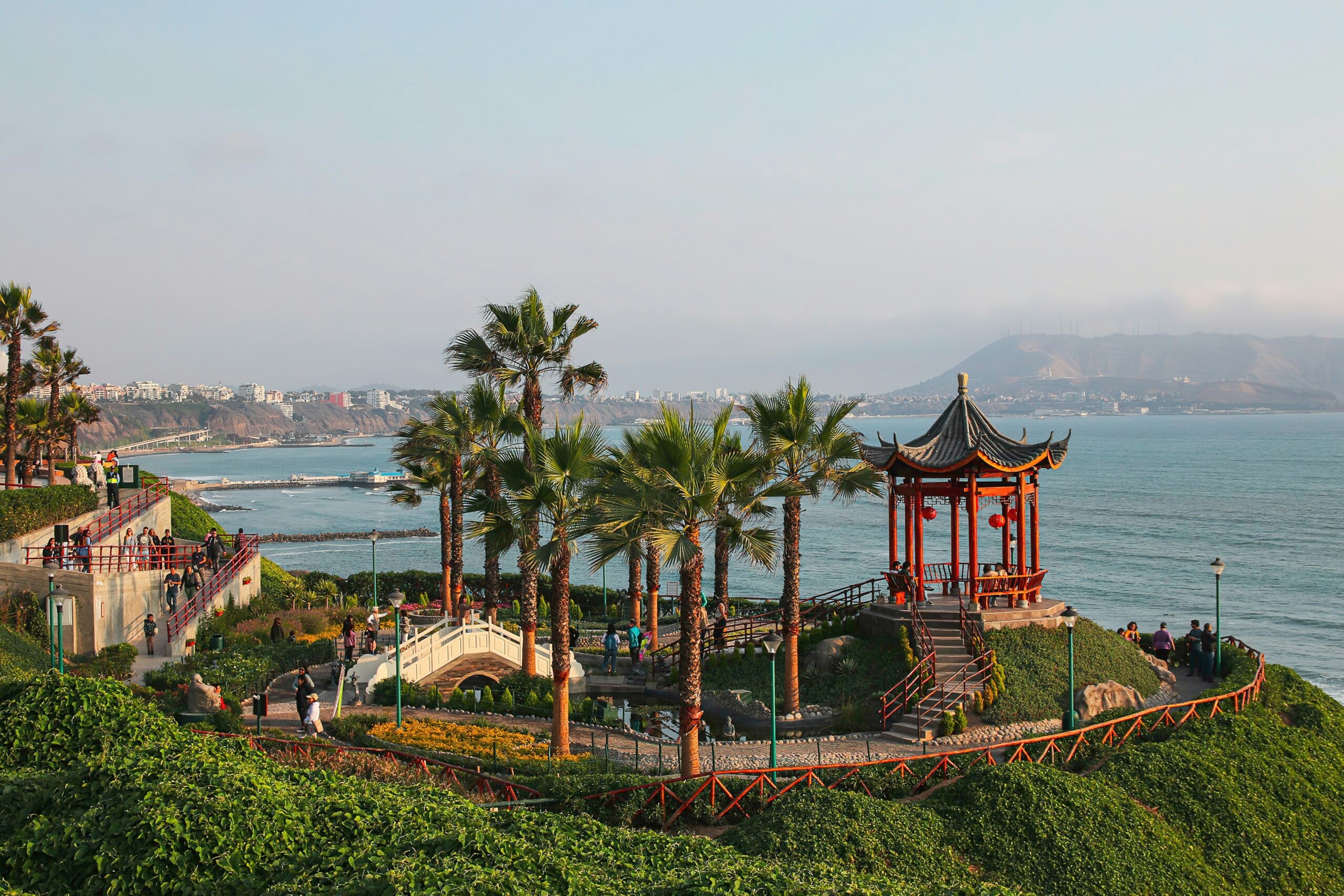 Tranquil Chinese Garden in Lima, Peru, offering a serene and culturally rich experience for an anniversary trip