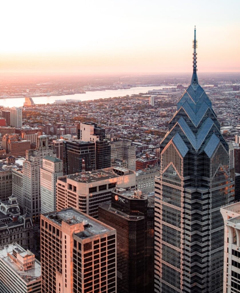 Historic buildings in Philadelphia's Old City