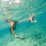 People enjoying snorkeling in the clear waters of Smith Bay Beach Park