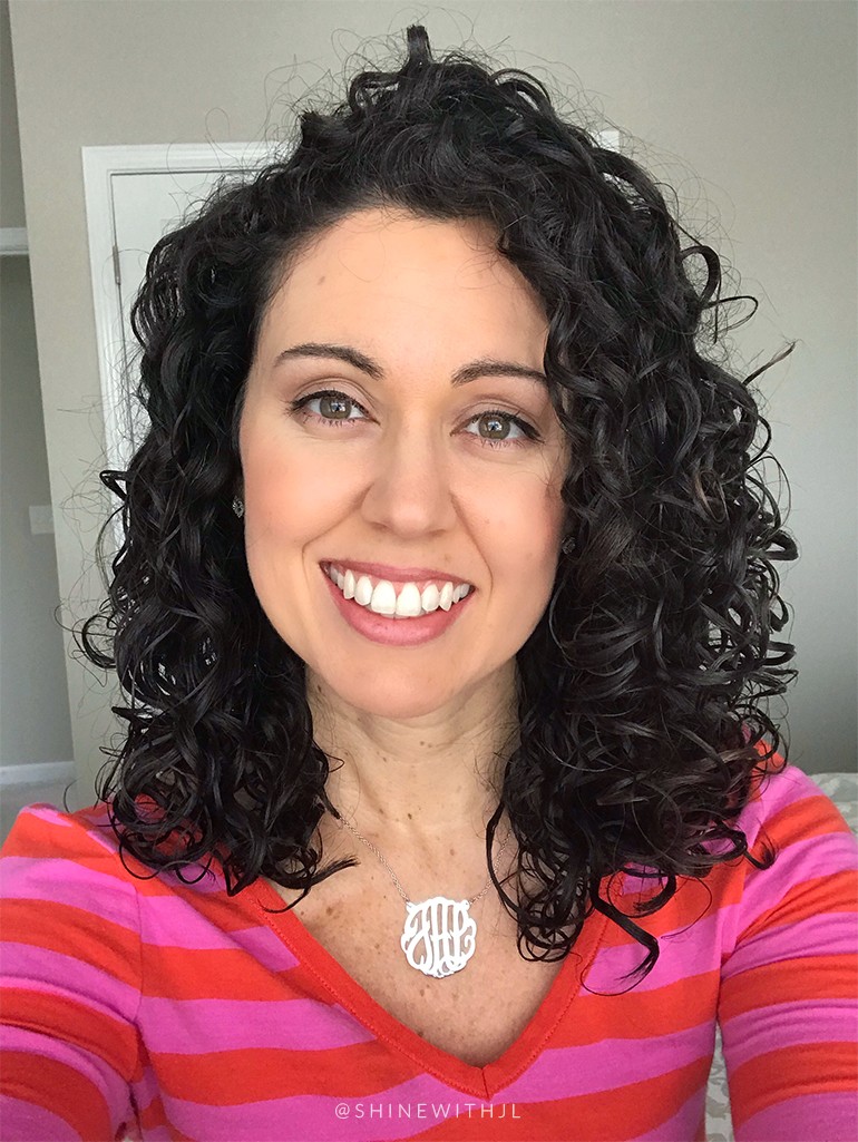 Curly Hair Travel Hair Dryer Results - Defined Curls