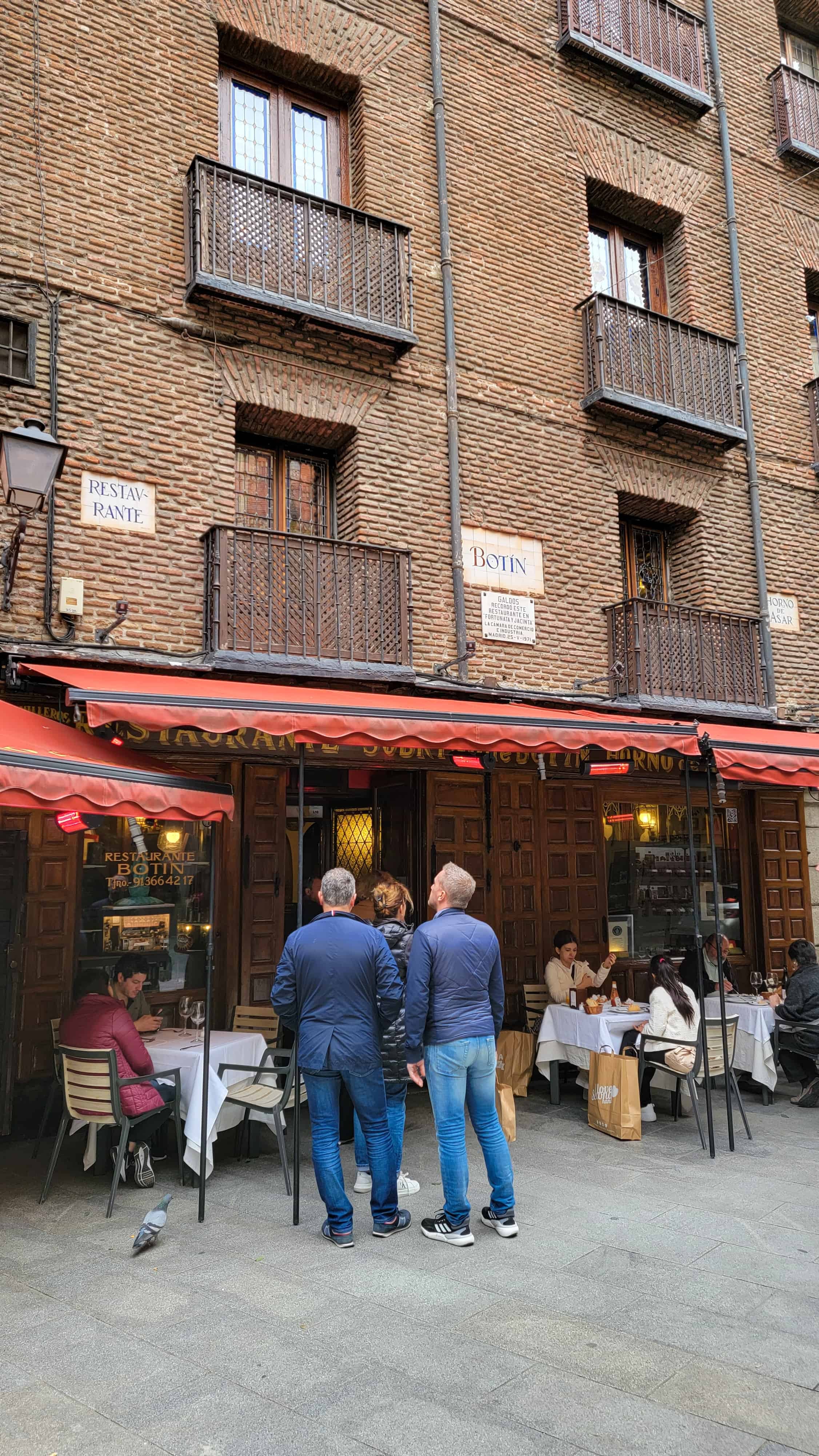 Sobrino de Botín, the world's oldest restaurant in Madrid