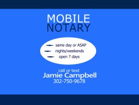 Mobile Notary Services Wilmington DE