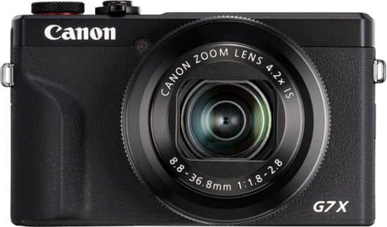 Canon G7x Mark III, recommended as the best compact point-and-shoot travel camera