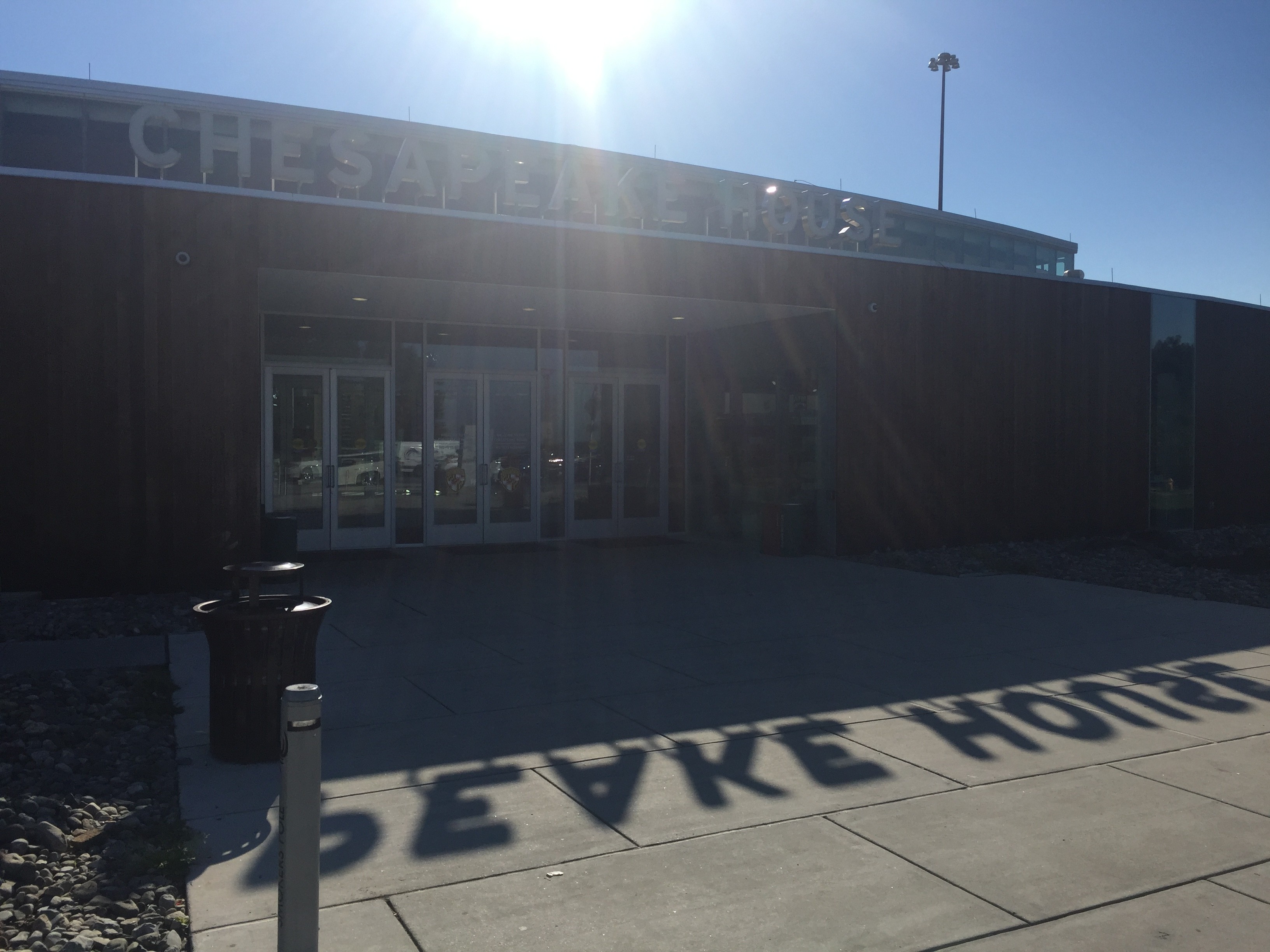 Chesapeake House Travel Plaza Entrance on I-95