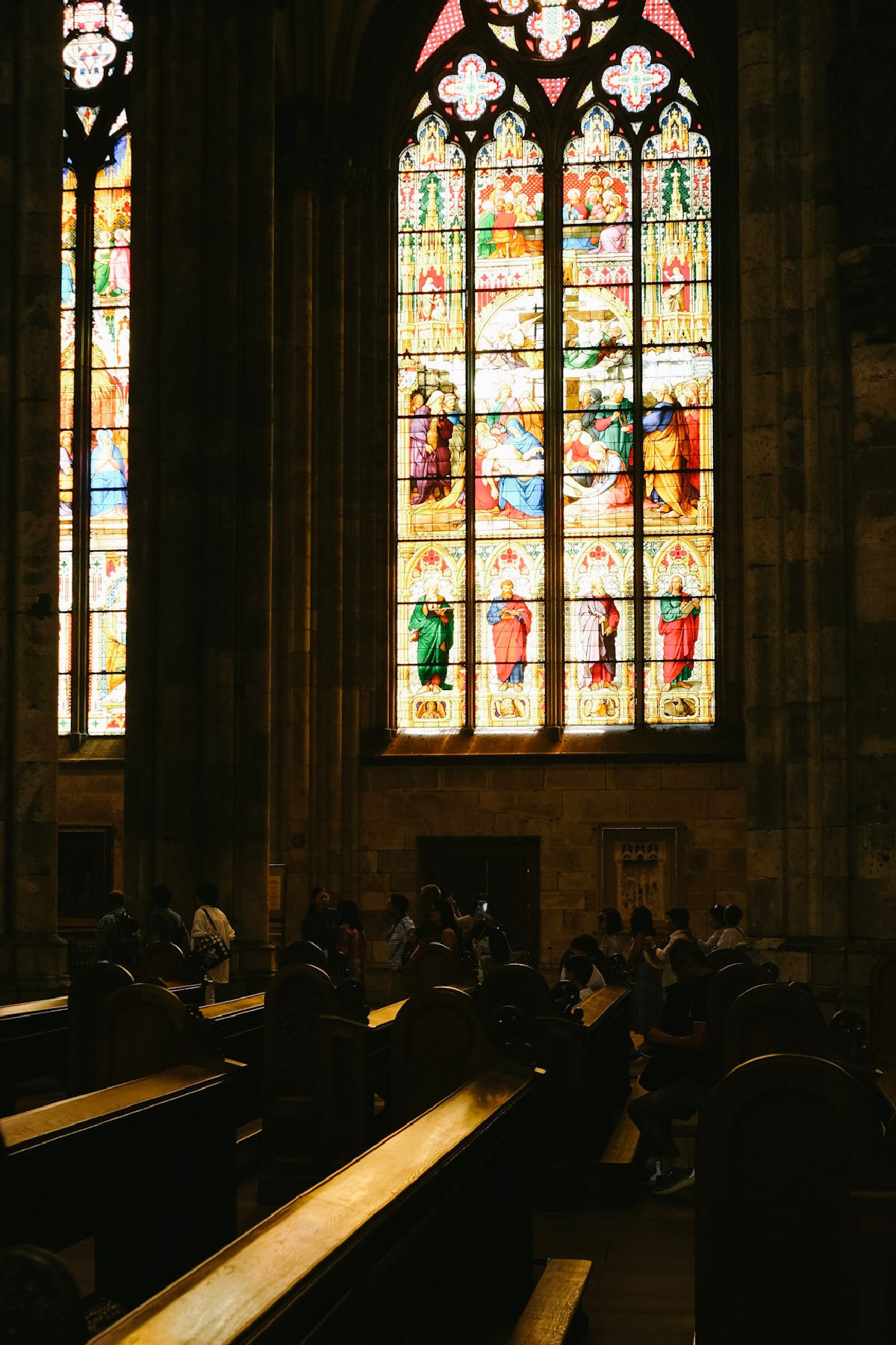 Cologne Cathedral Stained Glass Window Interior