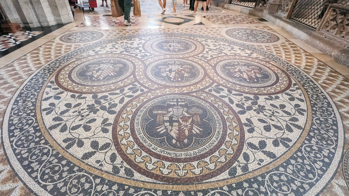 Cologne Cathedral Mosaic Floor Detail