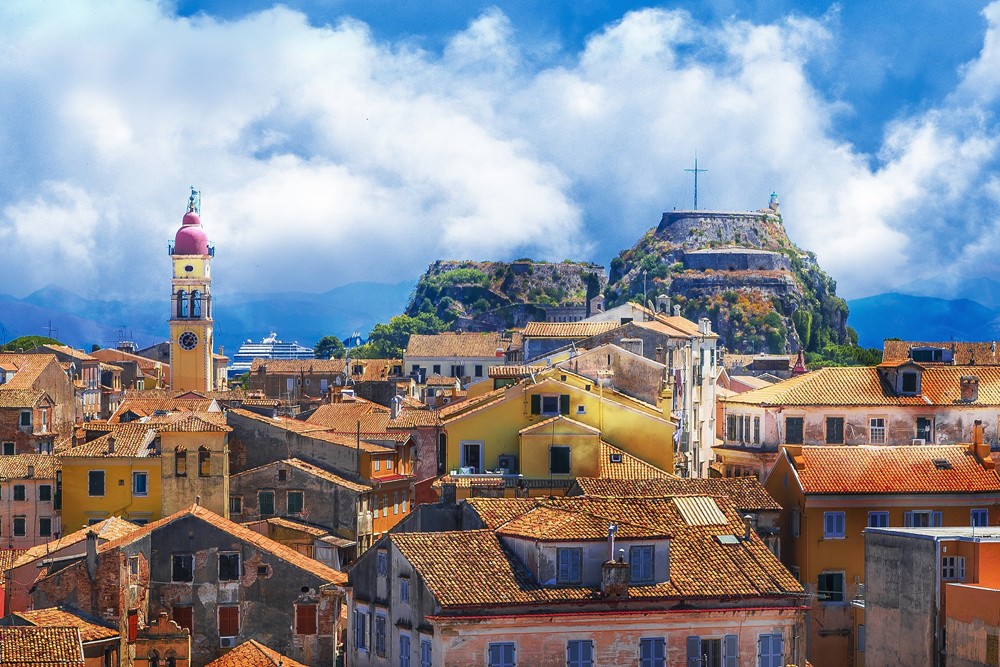 Corfu town