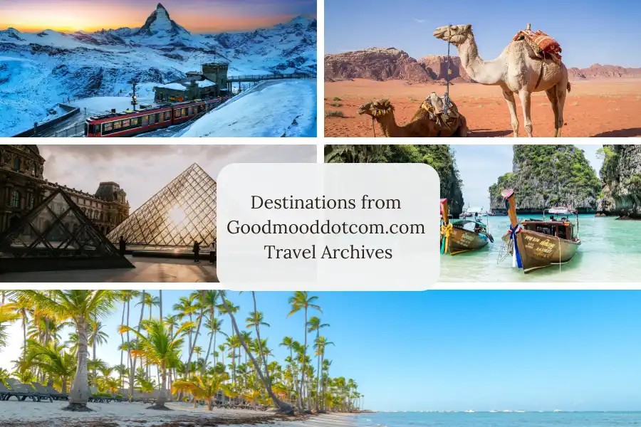 A showcase of destinations highlighted in Goodmooddotcom's travel archive