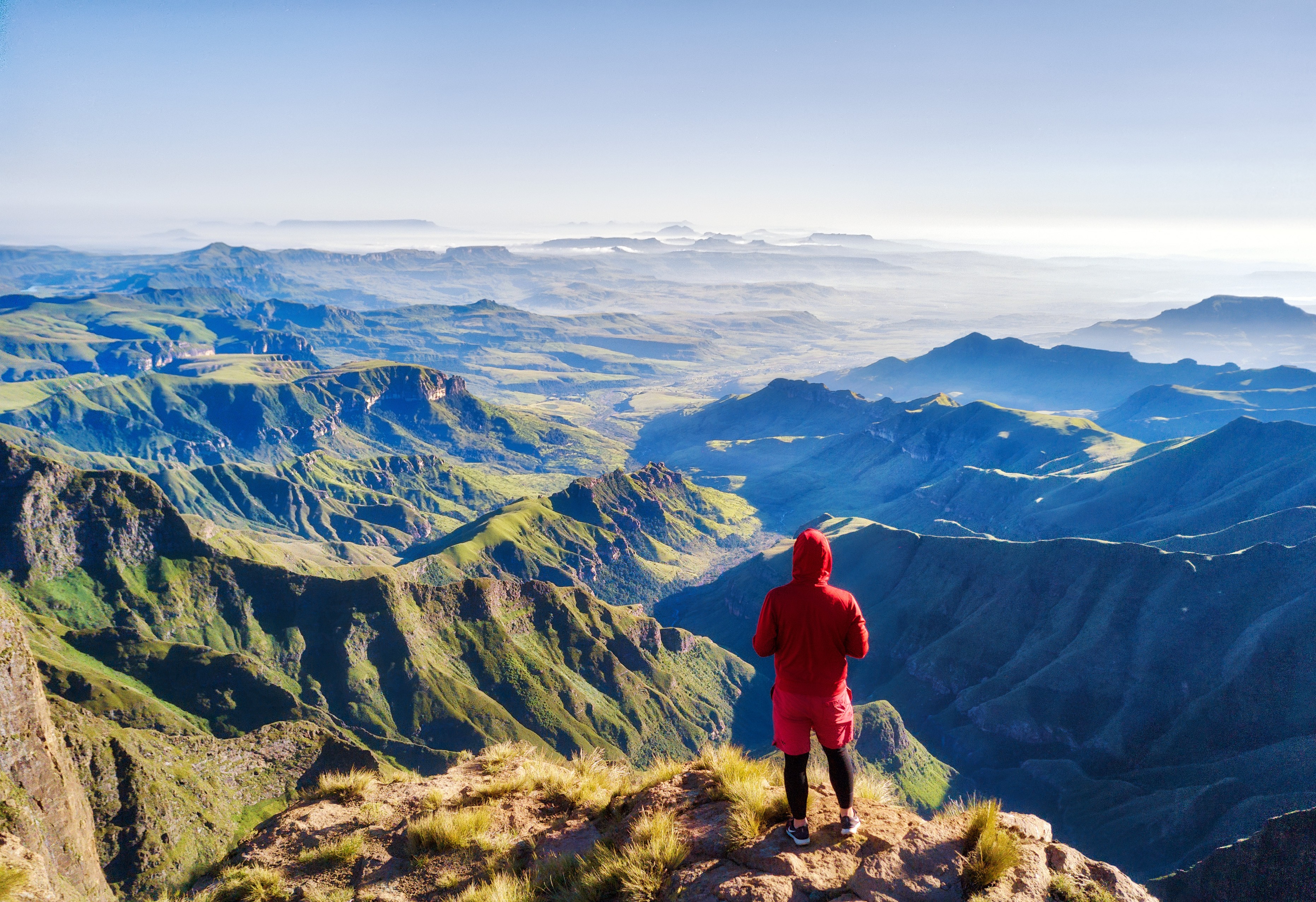 Hiking Drakensberg, South Africa