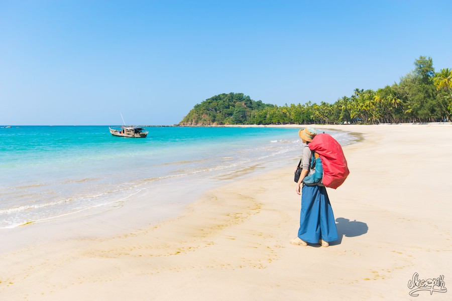 74 - On deserted Ngapali Beach, Myanmar