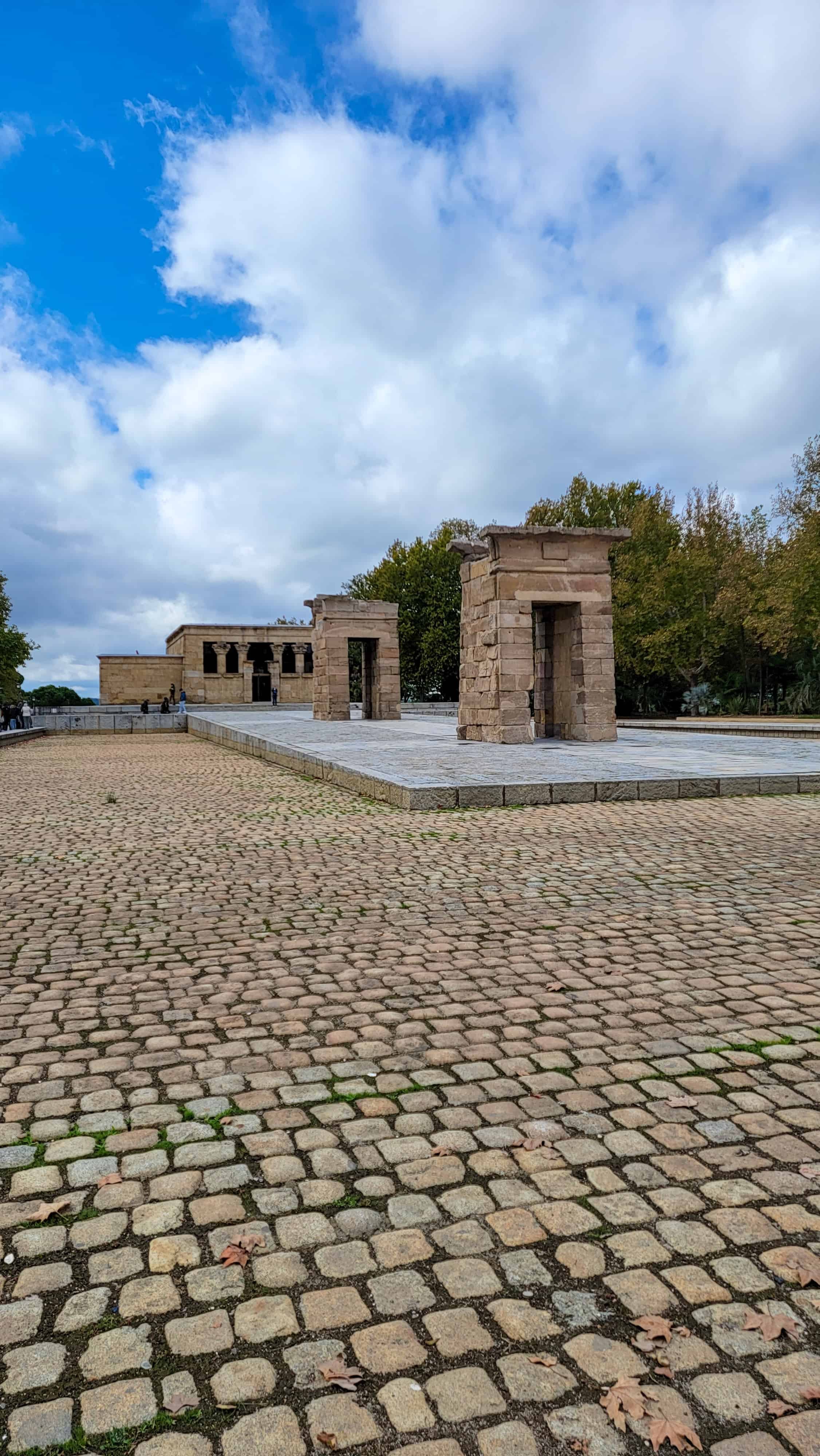 Temple of Debod at sunset in Madrid