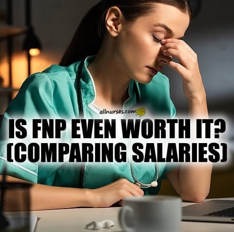 Comparison of family nurse practitioner salary vs travel nurse RN earnings, illustrating the financial considerations when transitioning from a travel RN to an FNP role