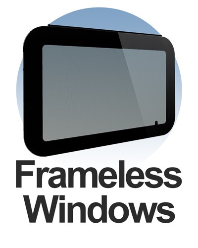 framless windows