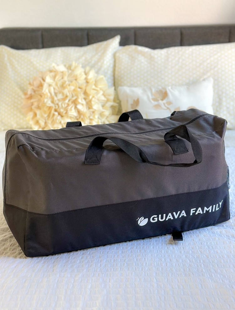 Guava lotus bassinet in carry case