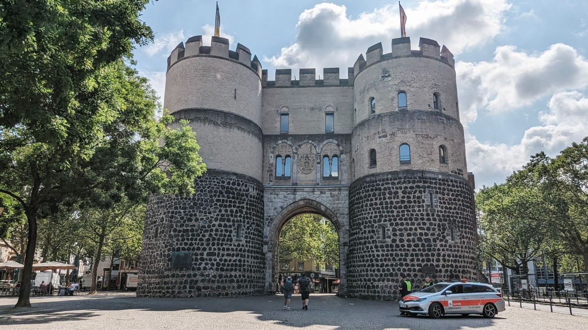 Hahnentor Medieval City Gate in Cologne