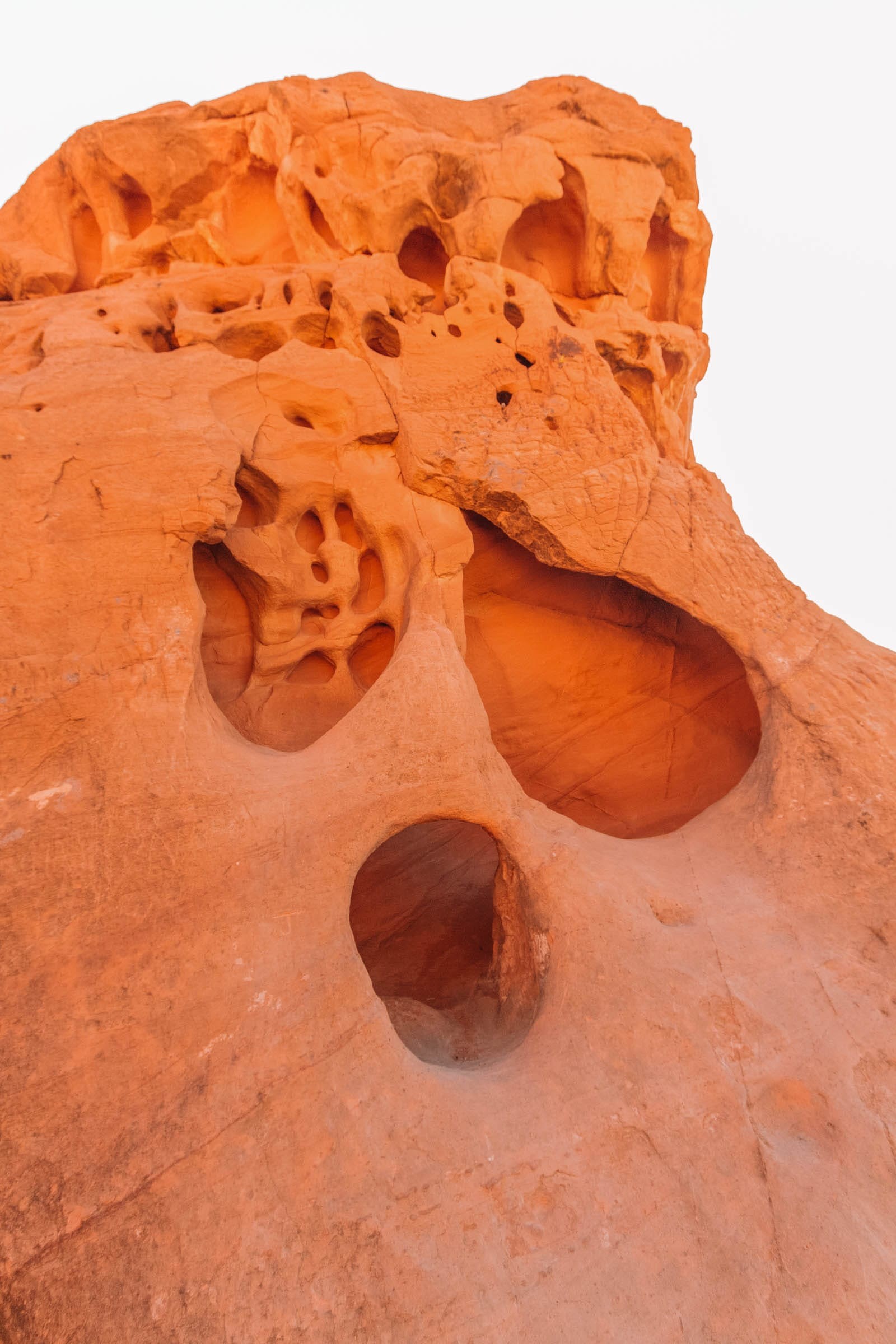 Vibrant red rock formations in Valley of Fire State Park, showcasing the fiery colors of nevada travel destinations