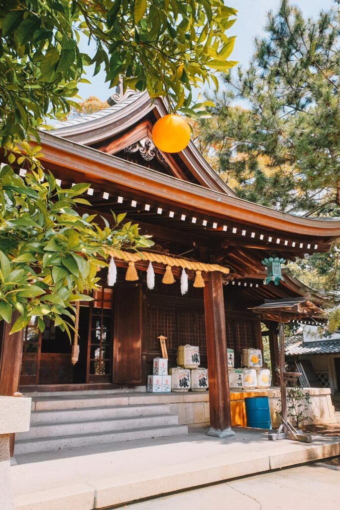 Himeji Jinja Shrine within Himeyama Park