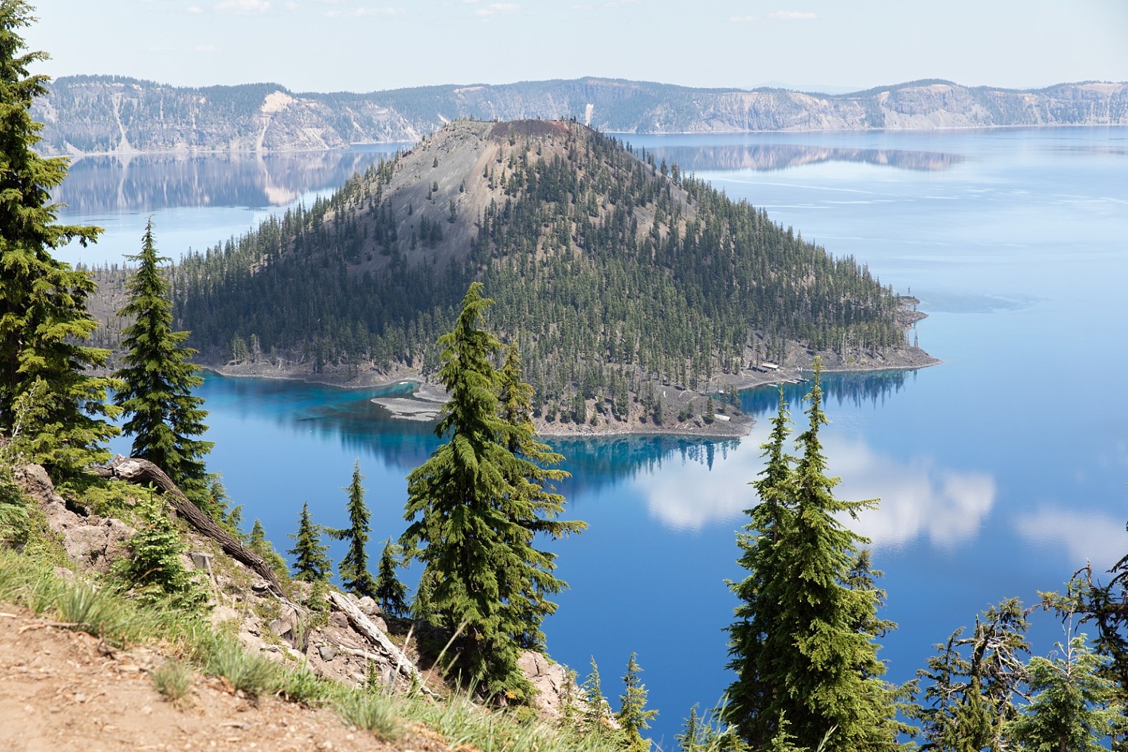 Wizard Island in Crater Lake National Park