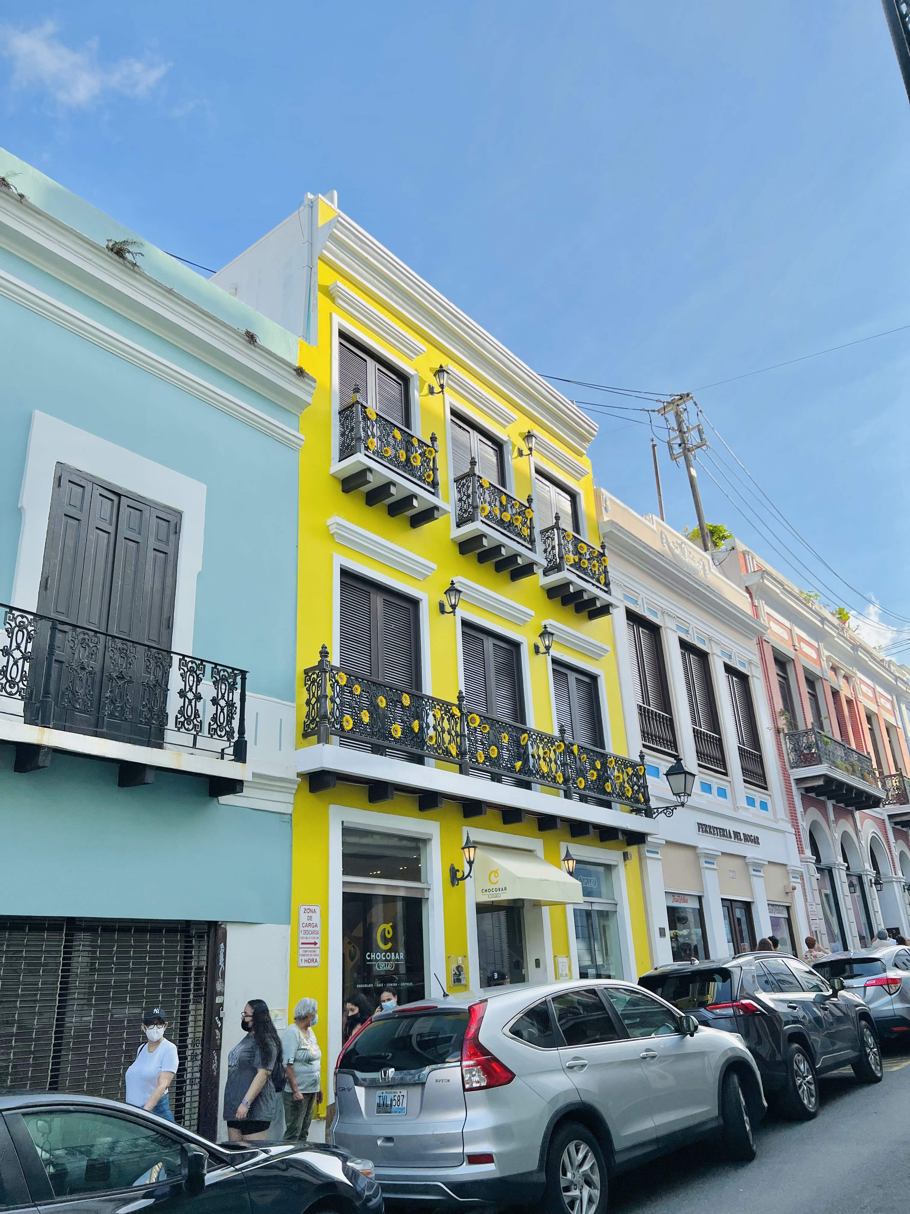 Colorful street in Old San Juan