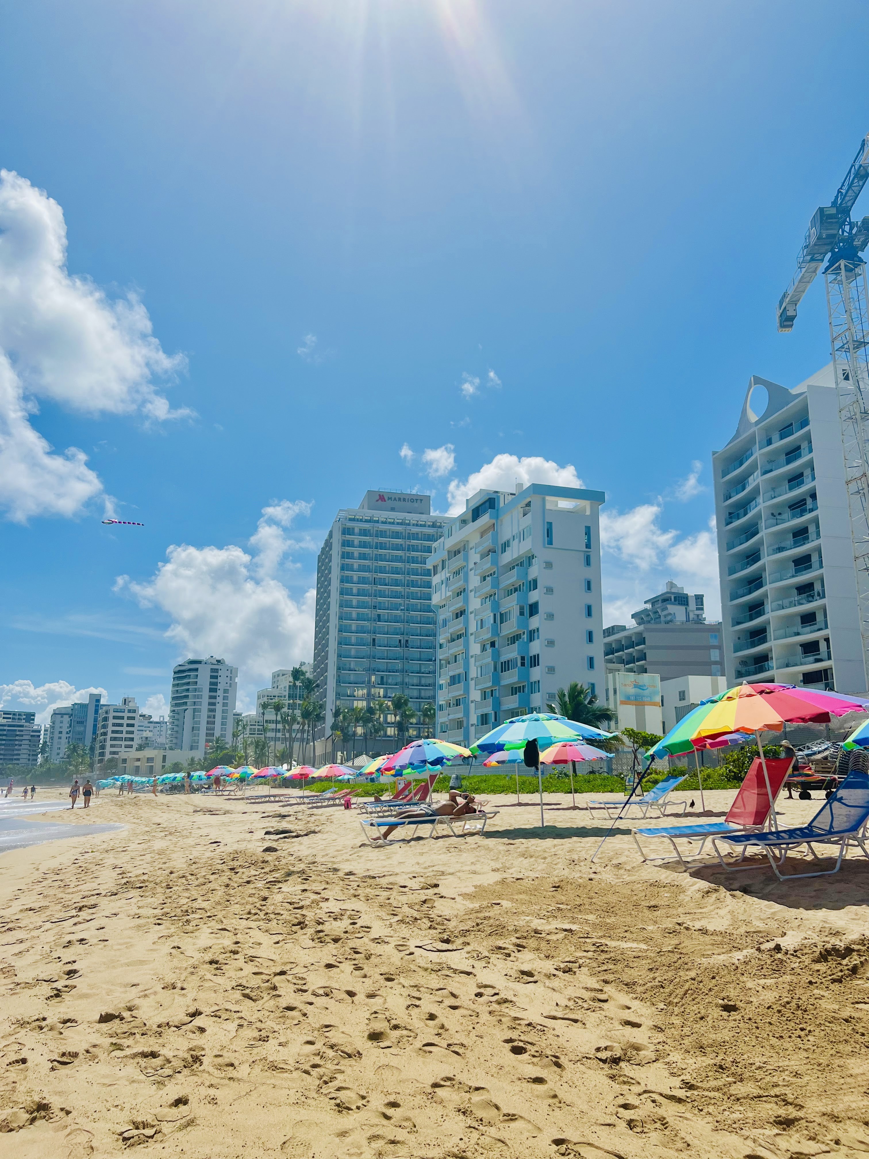 Ocean waves at Condado Beach