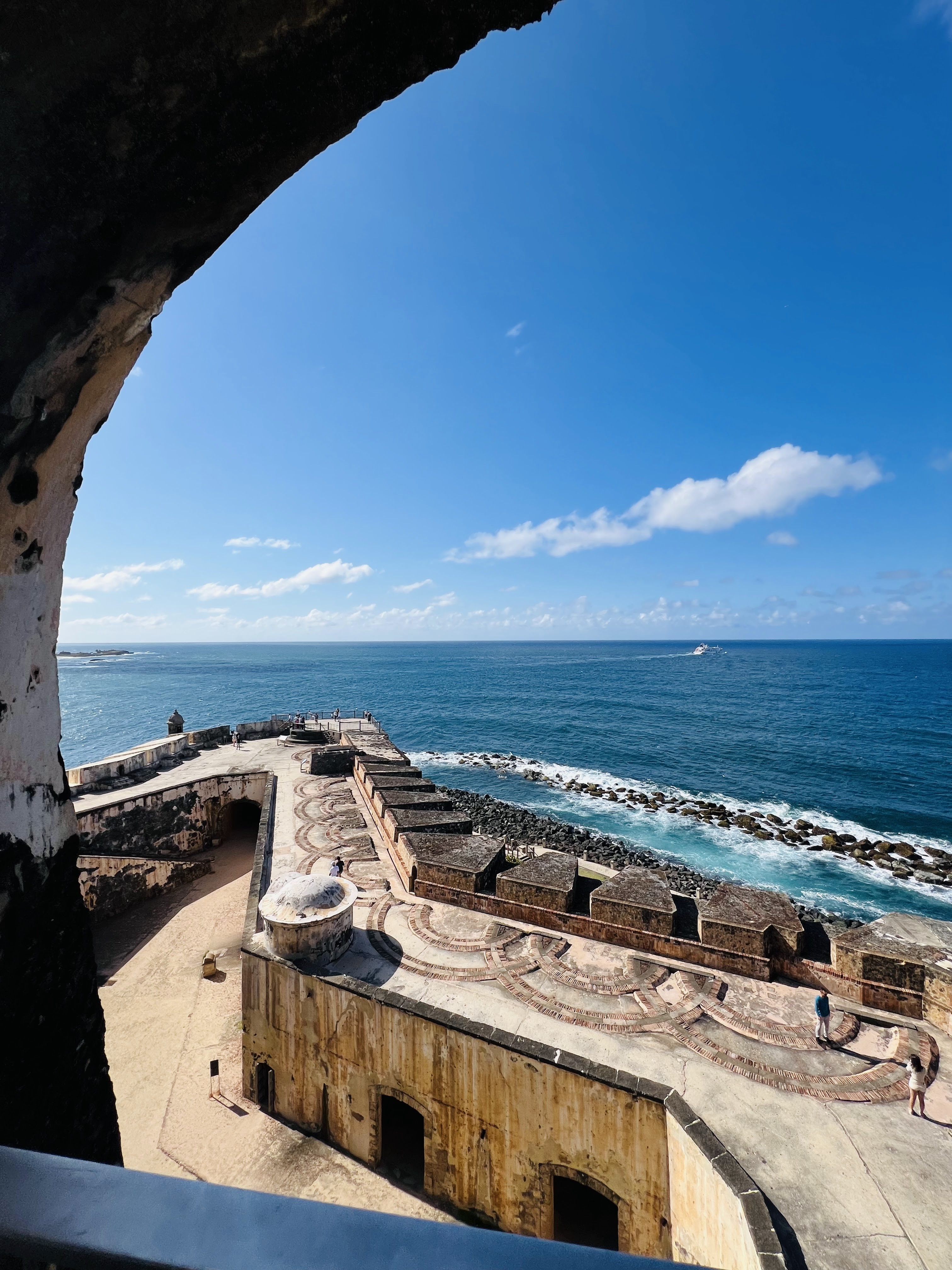 San Juan National Historic Site ocean view