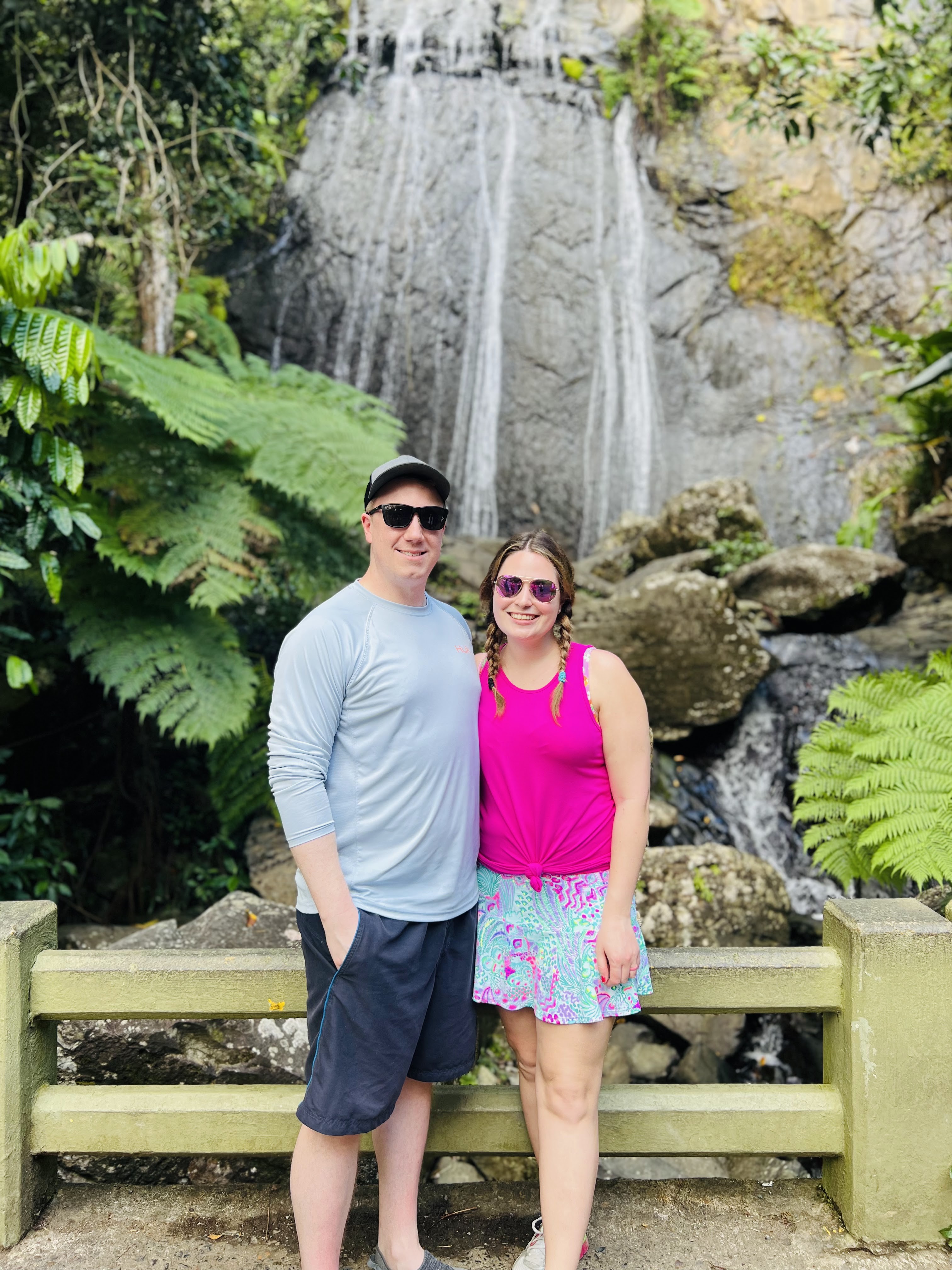 El Yunque National Forest waterfall lookout