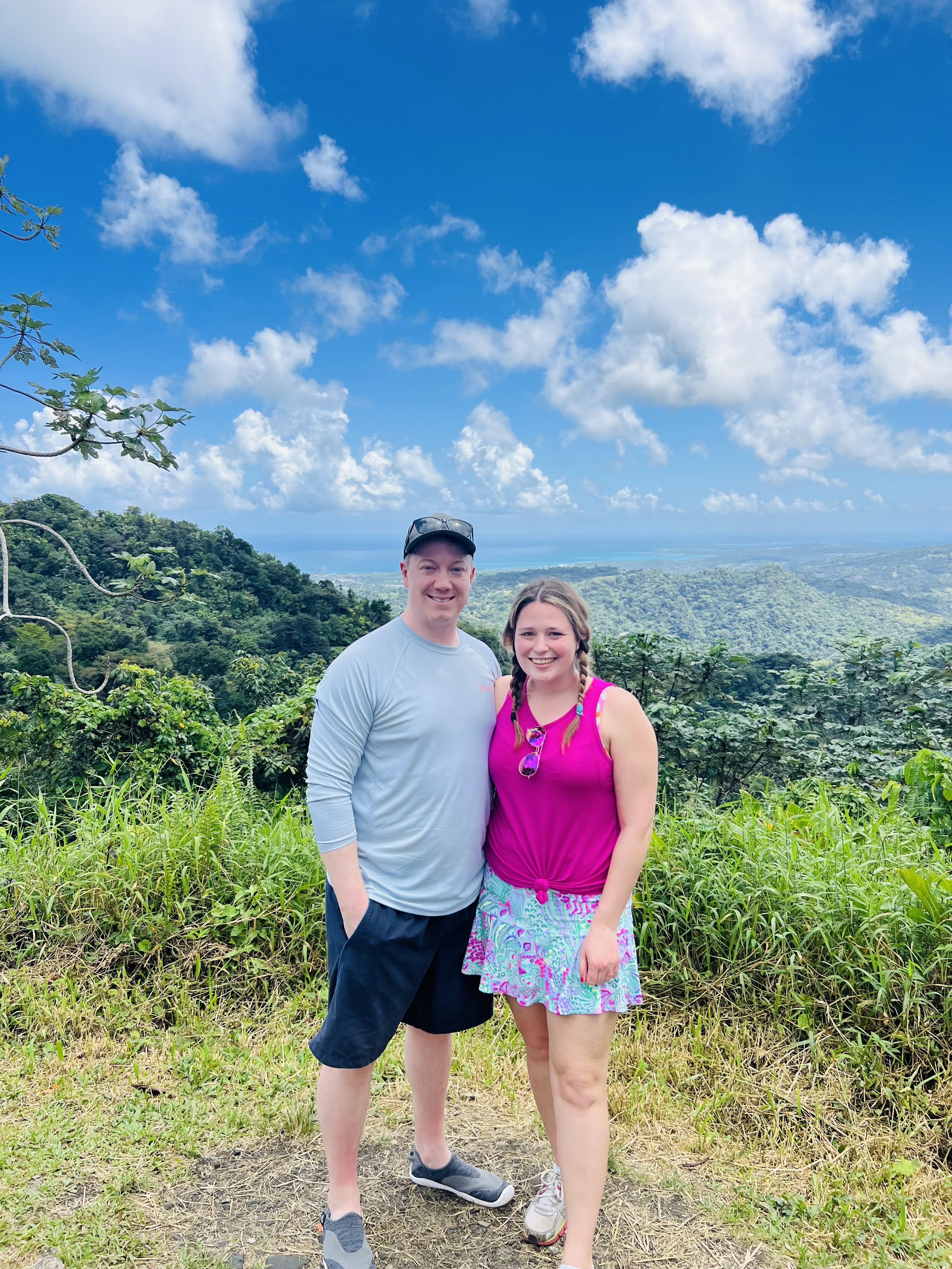 El Yunque National Forest mountain view