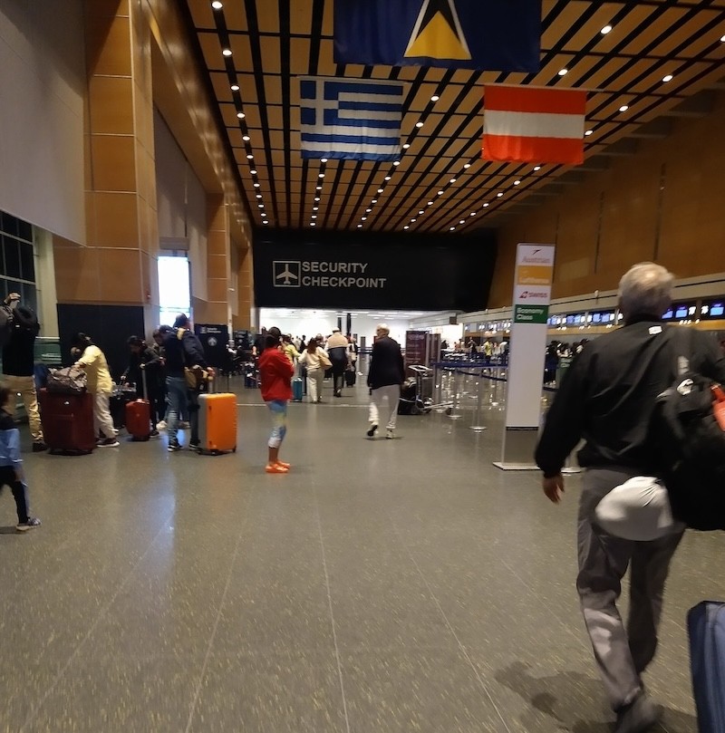 Waiting at the Gate in Boston Logan Airport