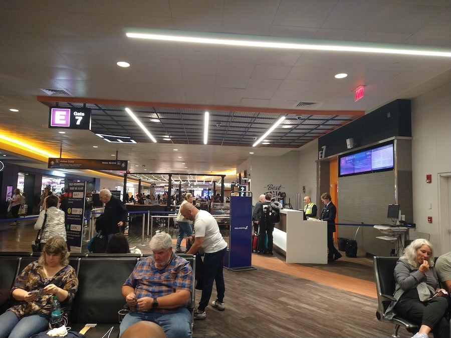 Gate Area at Boston Logan Airport