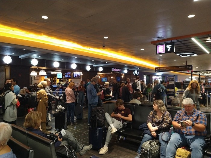 Boarding process for Icelandair flight