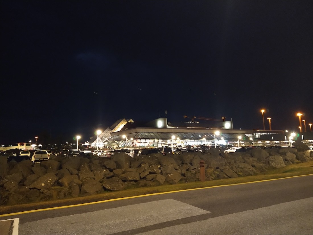 Baggage claim area at Reykjavik-Keflavik Airport