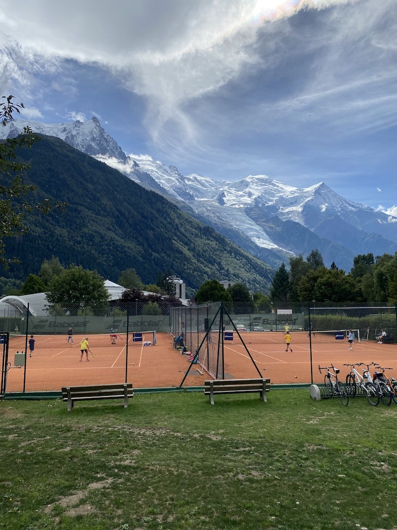 Tennis in the Alps