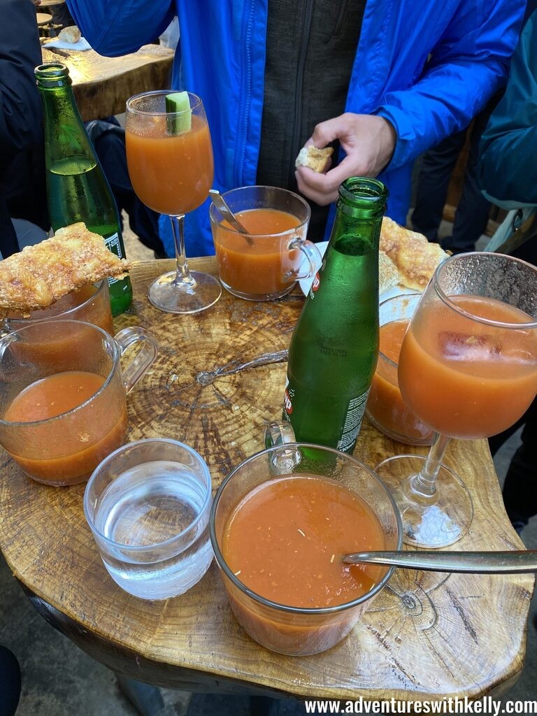 Inside the greenhouse restaurant at Friðheimar Tomato Farm.