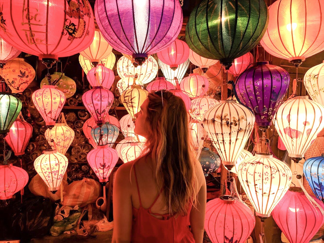 Exploring the lantern-lit streets of Hoi An Ancient Town, a UNESCO World Heritage site