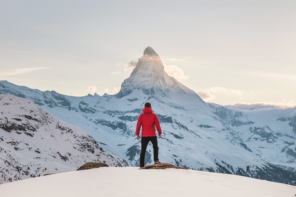 Winter wonderland in Switzerland.