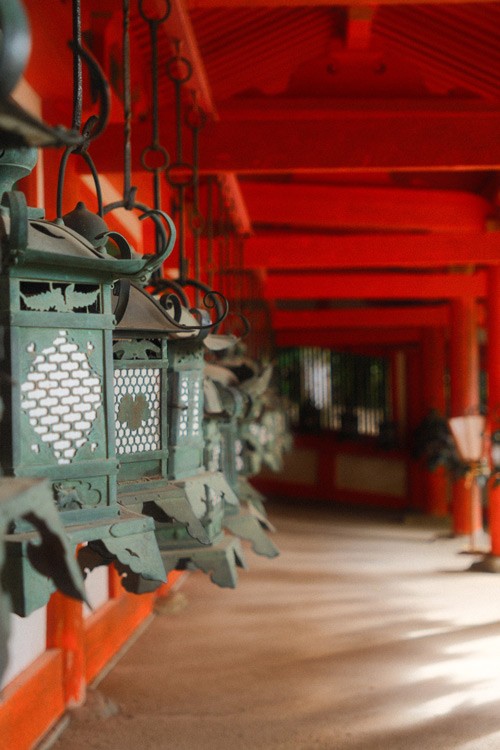 Kasuga Taisha Shrine in Nara, famous for its lanterns