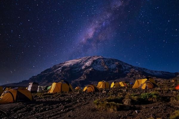 Kilimanjaro under the Milky Way. Photo: Getty.