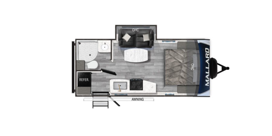 Mallard M210RB Floorplan